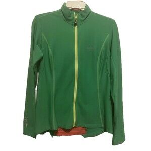 Gore Bike Wear Womens Element Thermo Jersey Fresh Green/Neon Yellow - Large Zip